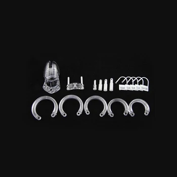 Gaidys Kalėjimo Paukščių Skaistybės Vyrų Skaistybės Prietaiso Gaidys Narvas su 5 Dydžio Žiedai iš Žalvario Užraktas numeriai Sekso Žaislai