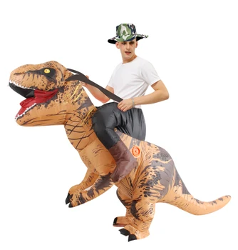 Išgalvotas Talismanas Dinozauras Pripučiamas Kostiumas Suaugęs Vyras, Moteris Važinėti Dino Kostiumai Helovyno Cosplay Suknelė Kalėdų T-rex Kostiumas