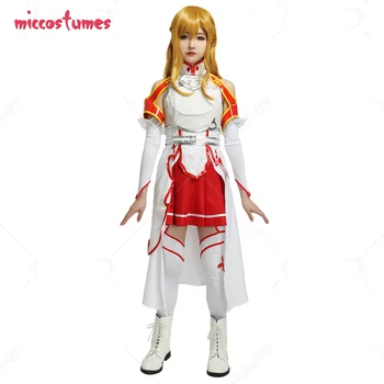 Anime Kardas Meno Internete Asuna Yuuki Cosplay Kostiumas Šalis Helovinas Fancy Dress Kostiumai Moterims