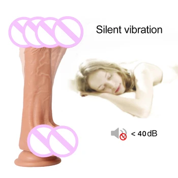 Tikroviškas Dildo, Vibratoriai Suaugusiųjų Sekso Žaislas Moterims su 20 Vibracijos Režimai G Spot Klitorio Analinis Makšties Stimuliavimas Vibracija