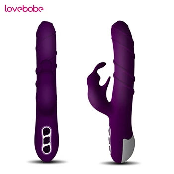 Lovebobe rabbit vibratorius 360 dildo sukimosi usb sekso žaislai moterims, didelis vibratorius produktų makšties sekso žaislai klitorio stimuliatorius žaislas