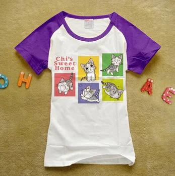 Anime Chi ' s Sweet Home Chi Mados Mielas Unisex Cosplay T-shirt Kostiumų 12 Spalvų Nemokamas Pristatymas