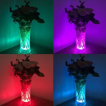 RGB Povandeninis LED Nuotolinio Povandeniniam naudojimui Led Šviesos 10leds AAA Baterijos Vandeniui Lempos Baseinas Šviesos Žibintai Fontanas