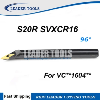 S20R-SVXCR/L16 CNC Gręžimo Baras, Vidaus tekinimo įrankiai, laikiklis,pjovimo Staklės, pjaustymo įrankių,Tekinimo Toolholder už VCGT1604 Įterpti