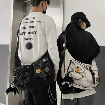 Korėjos Didelės talpos Moteris studentų Gatvės mados Vienos pečių crossbody maišelį Japonijos Sutartis Darbuotojas stiliaus krepšys