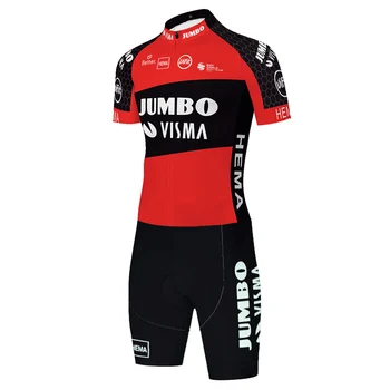 2021 vyrai pro JUMBO VISMA dviračių skinsuit spandex 20D gelio padas dviračių jumpsuit triatlonas kostiumas vyrams ciclismo ropa hombre