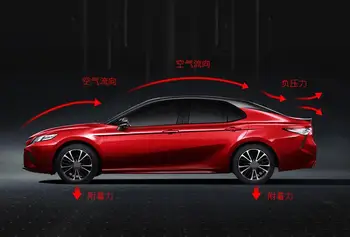 Automobilių Reikmenys Toyota Camry 2018 Automobilių Stilius Šildomi Aukštos Qulity ABS Plastiko Unpainted Gruntas, Galinio Sparno Dangčio Spoileris