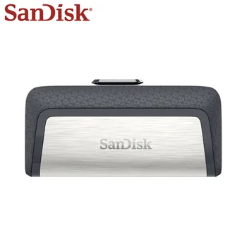 Sandisk Tipas-C SDDDC2 USB 32GB 64GB Dual OTG Flash Drive Pen Ratai DC2 USB atmintinė 128 GB 