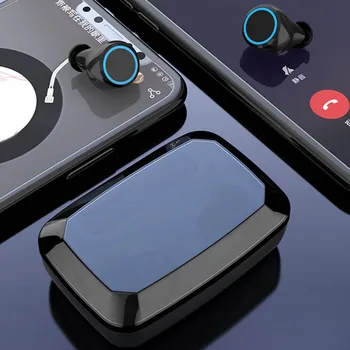 M11 Bluetooth 5.0 TWS HiFi Belaidžio In-Ear Stereo Ausinės su Touch Valdymas Skaitmeninis Ekranas Mokestis Dėžutę