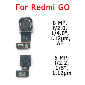 Originalus Priekinis Galinis galinė vaizdo Kamera Už Xiaomi Redmi EITI Pagrindinis Susiduria Kamera Modulis Flex Kabelis Pakeitimo Atsarginės Dalys
