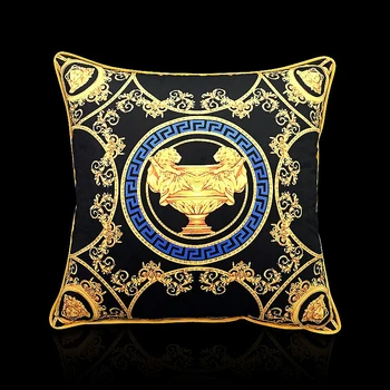 Royal velvet geltona juoda leopardas spausdinti pagalvių užvalkalus prabanga atlošas lazyback užvalkalas namų dekoratyvinės pagalvės užvalkalą