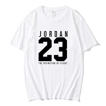 Vasaros Naują Brand Tee Jordanija 23 Spausdinti Vyrų Grobis T-Shirt Aukščiausios Kokybės Medvilnės Jordanija 23 Hip-Hop Trumpas Rankovės Marškinėliai Vyrams