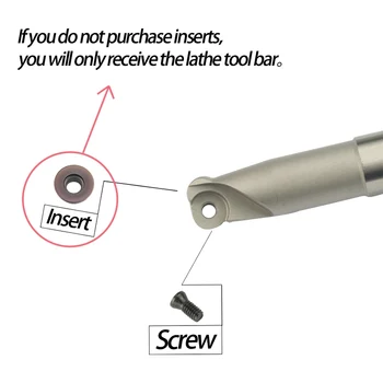 EMRW 4R, suapvalinti nosis frezavimo cutter C12/C20 super atsparus smūgiams įrankių laikiklis nuobodu baro savininkas RPMT08T2 pjovimo įrankis