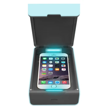 Ultravioletinių Mobilųjį Telefoną Sterilizer Lauke Nešiojamų Dual UV Dezinfekavimo Box, Multi-Funkcija Sterilizer UV Dėžės Su USB Laidu