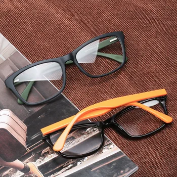 2018 Vyrų TR90 akinių rėmelių mados trumparegystė skaidrus dizaineris derliaus aišku, retro akiniai, rėmeliai #1022