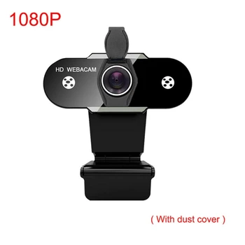 2021 Naujas HD - Webcam 2k 1080P USB Kompiuterio PC Web Kamera, Interneto Vaizdo su Mikrofonu