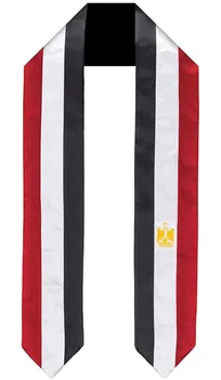 Ryte logotipą baigimo varčios Egipto valstybės vėliava juostelės skara 180*14cm bakalauro suknelė varčios priedų