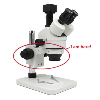 76 mm Skersmens Zoom Stereo Mikroskopas Padarinių Bendraašius Šiurkščiavilnių ir Bauda Fokusavimo Turėtojas Rankos Mikroskopu Galvos Laikiklis Priedai