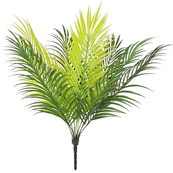 Dirbtinių Palmių Žalia Lapinių Augalų Plastiko Vazoninių Bonsai Lapai Sodo Namų Vestuvių Stalo Puošyba, Dekoravimas