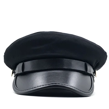 2020 Paprasta unisex raudona juoda butas karinio jūrų laivyno skrybėlę bžūp moterys vyrai beretės karšto pardavimo gatvės stiliaus beretė kepurės prekės skrybėlės žvejybos Bžūp