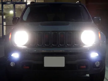 6000K 1157 Balta LED Lemputė - 2017 Jeep Renegade Dieniniai DRL Šviesos
