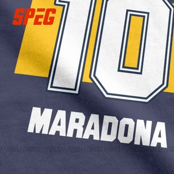 Maradona Marškinėliai vyriški Medvilnės Įdomus Marškinėliai Apvalios Apykaklės Dievo Ranka Tees trumpomis Rankovėmis Drabužius, Plius Dydis