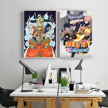 Naruto Veiksmų Skaičius, Anime Drobės Tapybos Plakatus Ir Nuotraukas Kambarį Nr. Įrėminti Sienos Paveiksl Namų Dekoro Parduoti