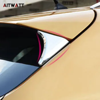 Išoriniai Užpakalinio Lango Stiklas Šoninis Trikampis Padengti Nissan Qashqai m. m. 2016 m. 2017 ABS Chrome 