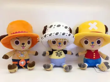 Anime One Piece Chopper duomenys pliušinis lėlės Chopper cosplay Luffy,Teisės,Ace pav Pliušiniai žaislai-dovanų