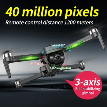 SG906 PRO 2 Drone su Kamera Hd Profesionalus 4K 3-Ašis Gimbal Savarankiškai stabilizavimo 5G WiFi FPV Brushless RC Quadcopter Drone GPS