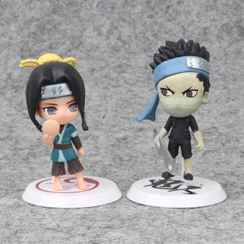 NARUTO Veiksmų Skaičius, Kakashi Sasuke Modelis 7cm Momochi Zabuza PVC Haku Lėlės Uzumaki Naruto Haruno Sakura Žaislas Pav Dekoras