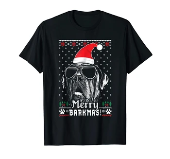 Cane Corso Linksmų Barkmas Kalėdų Dovana Marškinėliai vyriški T-Shirt-Black