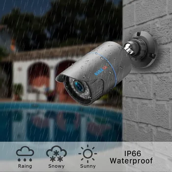 BESDER HD 1080P Lauko Vandeniui Kulka IP Kamera Namų Kamera Judesio Aptikti Naktinio Matymo ONVIF 2.0 P2P 48V PoE Saugumo Kameros