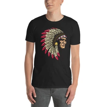 Amerikos Gimtoji Vyriausiasis Apache Cherokee Sioux Tatuiruotė Unisex Marškinėliai Marškinėliai Naujas Tendencijas Tee Marškinėliai