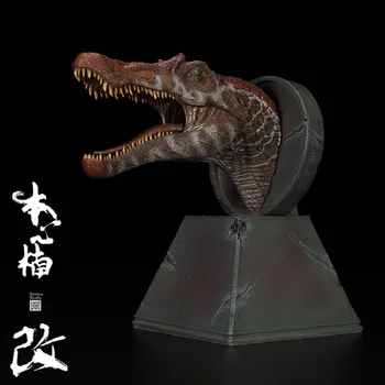 Nanmu Dinozaurų Dragon Spinosaurus Supplanter Galvos Biustai Statula Su Magnetais Klasikinis Žaislai Berniukams Gyvūnų Modelis