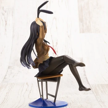 Paauglių Kvailiai Don T Svajonė Bunny Mergina Senpai Sakurajima Mai Anime Veiksmų Skaičius, PVC 20cm Kolekcijos Modelis Lėlės, Žaislai, Dovanos