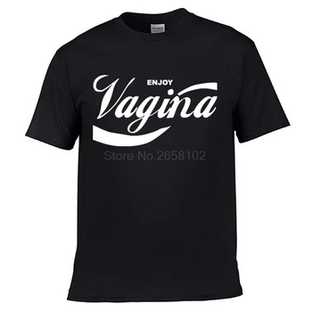 Naujas Mėgautis Makšties vyriški T-shirt Karšto Pardavimo Draugu T Shirts O-Kaklo Medvilnės Naujovė Juokinga Tees Viršūnės