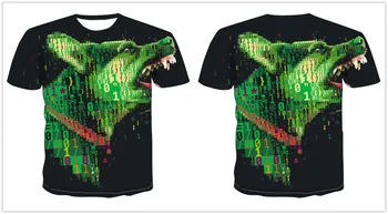 Karšto Pardavimo Vasaros Vyrų marškinėlius, O-Kaklo trumpomis Rankovėmis Drabužius Gyvūnų Liūtas 3D Atspausdintas marškinėliai Didelio Dydžio Viršų Tees Vyrų T-shirt