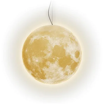 Artpad Šiaurės 3D Spausdinimo Mėnulis Pakabukas Šviesos Kamuolys Šiuolaikinės Paprasta Kambarį Droplight Miegamojo, Valgomojo Salėje Namo Apšvietimas