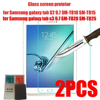 2 paketai, Grūdintas Stiklas Ekrano apsaugos Samung Galaxy Tab S2 S3 S4 S5e S6 Lite 8.0 9.7 10.4 10.5 T860 T720 T830 T820 P610