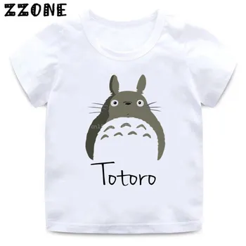Kūdikių Berniukų Japonija, Anime, Mano Kaimynas Totoro Vasaros marškinėliai Hayao Miyazaki Vaikų Marškinėliai Cartoon Vaikų Mergaičių Drabužius,HKP2143