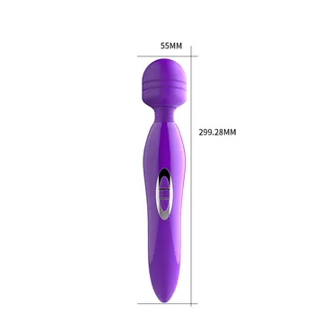 EXVOID Galingas Vibratorius Massager Didelis Magic Wand AV Stick Klitorį Stimuliuoja Sekso Žaislai Moterims Masturbacija USB Įkrovimo