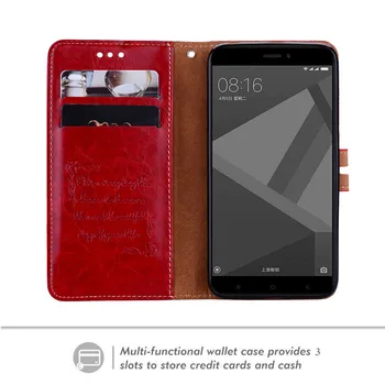 Už Xiomi Xiaomi Redmi 4X Atveju Pasaulinės Piniginės Odos Padengti Telefoną Atveju Xiaomi Redmi 4X Atveju Redmi 4X x4 pro Flip Case
