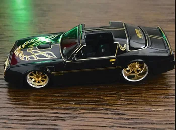 Automobilio Modelį Žaislas 1/64 masto classic Vintage pontiac firebird lenktynių automobilio modelio transporto priemonių diecast miniatiūriniai modelio surinkimo dovanos