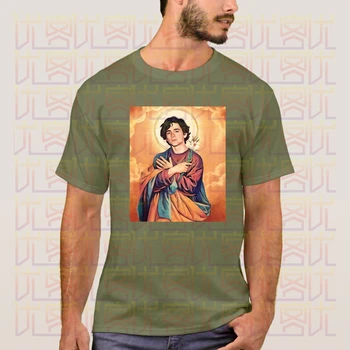 Naujausias 2020 metų Vasaros Timothee Chalamet Jėzus Logotipas Drabužius Populiarus Marškinėliai Pateikti Crewneck Medvilnės Tees Homme Viršūnes Tees S-4XL