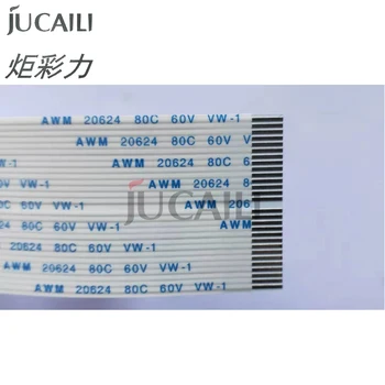 Jucaili 4PCS FFC fiksuoto duomenų kabelis 29 smeigtukai 400mm Epson XP600 spausdinimo galvutė kabelis Skycolor Allwin Witcolor Žmogaus spausdintuvą, 29p