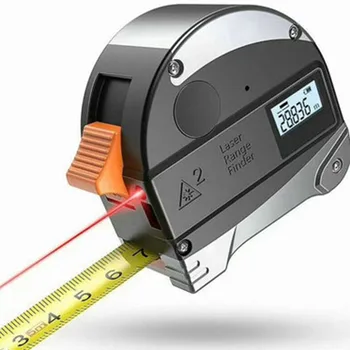 40M lazerio juosta priemonė Lazerio ruletė metro matavimo Juosta Matavimo skaitmeninių elektroninių ruletė liniuote, medžio apdirbimo Įrankis