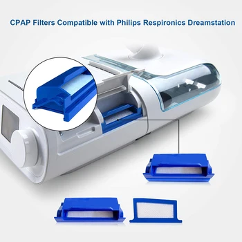 9Pcs CPAP Filtrai Philips-Respironics Dreamstation 3 Daugkartinio naudojimo Filtrus Ir 6 Vienkartiniai Ultra-Fine Filtrai Tiekimo Reikmenys