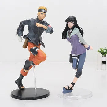 15cm-22cm Naruto Hinata Veiksmų Skaičius, Hyuuga Hinata Hyuga Švelniai Žingsnis Twin Liūtai-Oji Jiraiya Minato Saruka Kovoti Modelis Žaislas