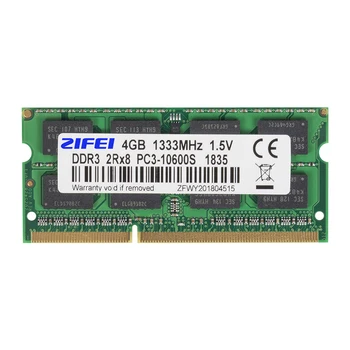 ZIFEI DDR3 2GB, 4GB 1066 MHz 1333Mhz 1,5 V CL7/9 Nešiojamojo kompiuterio Atmintyje, kad dimm ram SDRAM
